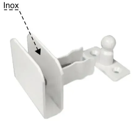 Fixador batente de Porta pivotante